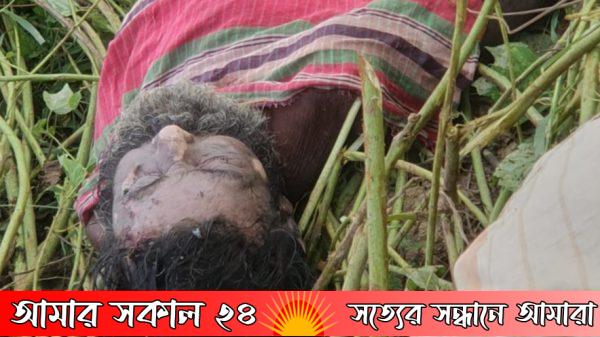 সড়কের ধারের ডোবা থেকে অজ্ঞাতনামা ব্যক্তির মৃতদেহ উদ্ধার