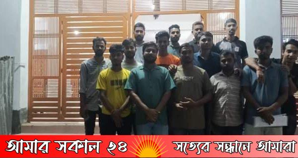 মন্দিরের সার্বিক নিরাপত্তার ও তত্বাবধায়নে ছাত্র দল