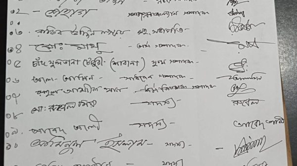 মাধবপুর মডেল প্রেসক্লাব থেকে একসাথে ১২ সদস্যের পদত্যাগ