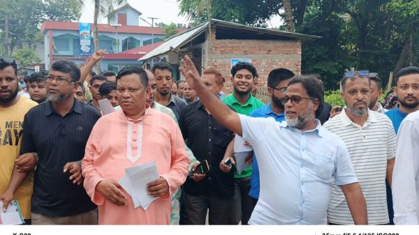 বিএনপির ৩১ দফা বাস্তবায়নে লিফলেট বিতরণ