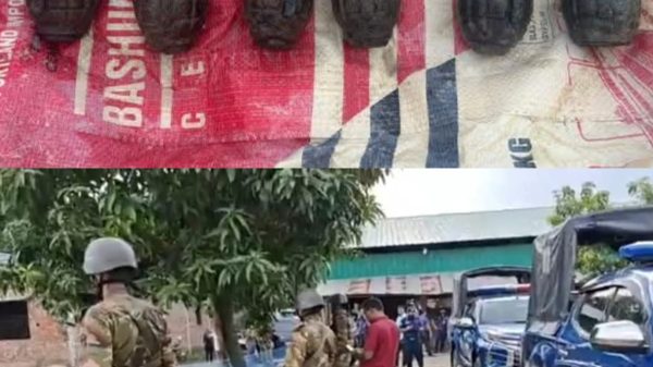 বগুড়ায় ৬টি গ্রেনেড উদ্ধার