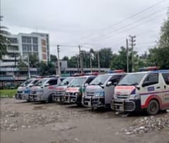 হাসপাতাল থেকে বেসরকারি অ্যাম্বুলেন্স স্ট্যান্ড উচ্ছেদ
