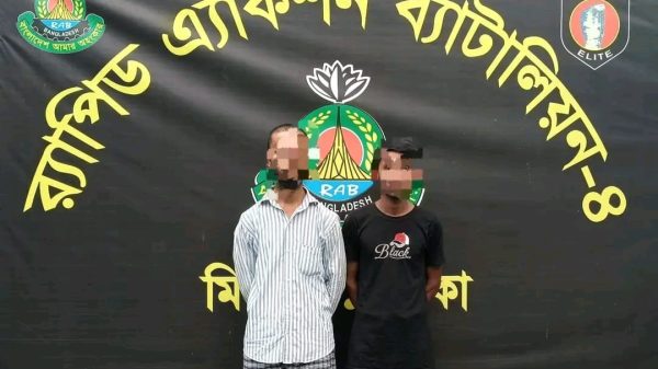 বগুড়ায় ব্যবসায়ী আল আমিন হত্যা মামলার দুই আসামী গ্রেফতার