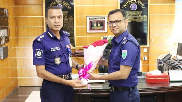 জগন্নাথপুরে নবনিযুক্ত সহকারী পুলিশ সুপার মোঃ রফিকুল ইসলামের যোগদান