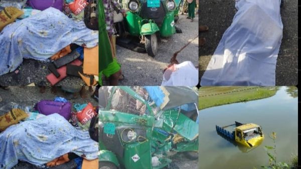 সুনামগঞ্জের আঞ্চলিক মহাসড়কের শান্তিগঞ্জে ট্রাক-সিএনজি সংঘর্ষে মা-মেয়েসহ নিহত ৩