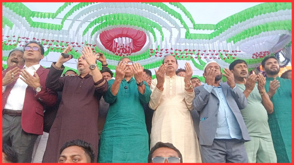 শার্শার বেনাপোলে ধানের শীষ প্রার্থী মফিকুল হাসানের উঠান বৈঠক