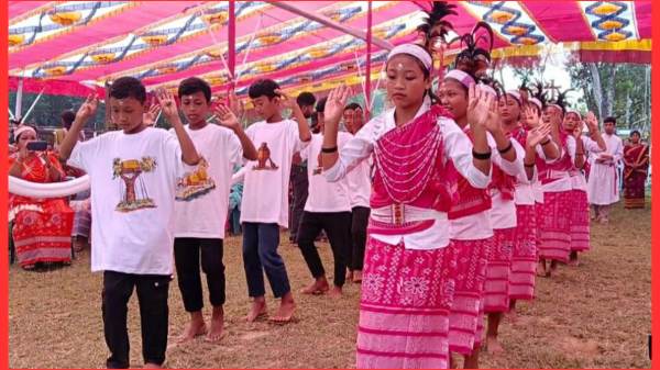 শেরপুরে গারো সম্প্রদায়ের ঐতিহ্যবাহী ‘ওয়ানগালা’ উৎসবের সমাপনী