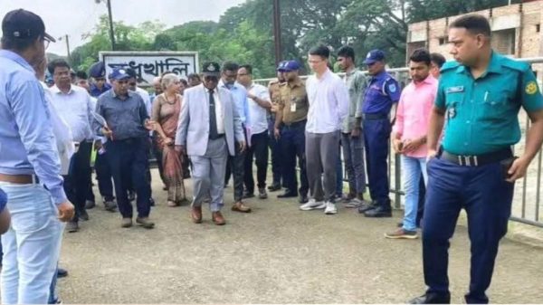 মধুখালী-মাগুরা রেল প্রকল্প পরিদর্শনে রেলওয়ের মহাপরিচালক