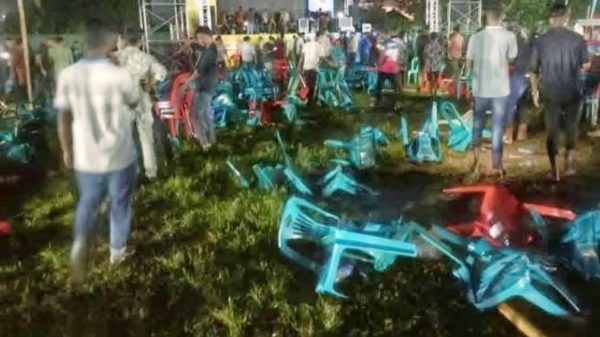 হবিগঞ্জ স্টেডিয়ামে সাংস্কৃতিক অনুষ্ঠানে বিশৃঙ্খলা, ৩০ আহত