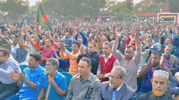 শৈলকুপায় তারেক রহমানের ৩১ দফা সমর্থনে সমাবেশ অনুষ্ঠিত