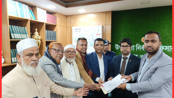 নবীনগরে উৎসবমুখর পরিবেশে কাজী নাজমুল হোসেন তাপসের স্বতন্ত্র মনোনয়নপত্র জমা