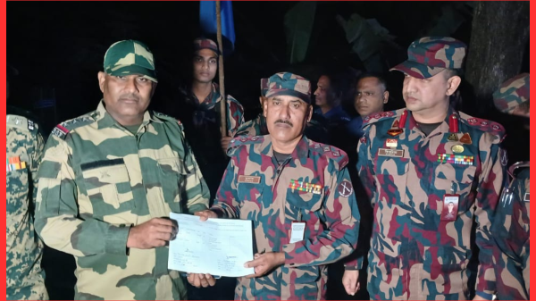 বিজিবি অন্তঃসত্ত্বা ভারতীয় নারী সোনালীকে বিএসএফের কাছে হস্তান্তর