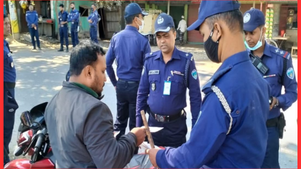 নাশকতা ঠেকাতে কঠোর অবস্থানে ব্রাহ্মণবাড়িয়া জেলা পুলিশ