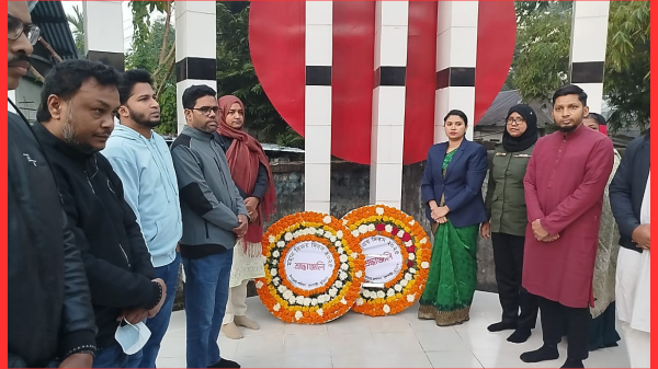 ফুলবাড়ীতে শ্রদ্ধা ও উৎসবমুখর পরিবেশে মহান বিজয় দিবস পালিত