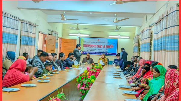 ফুলবাড়ীতে বৈধ বিদেশ গমনের গুরুত্বে আলোচনা সভা ও র‍্যালি