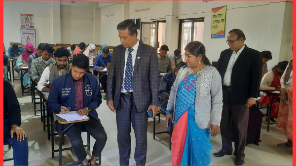 নীলফামারীতে ফ্রিল্যান্সিং প্রশিক্ষণের জন্য ভর্তি পরীক্ষা অনুষ্ঠিত