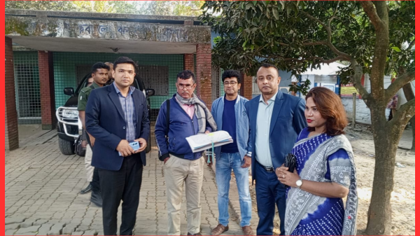 ঝিকরগাছায় নতুন ডাকবাংলো নির্মাণের স্থান পরিদর্শন