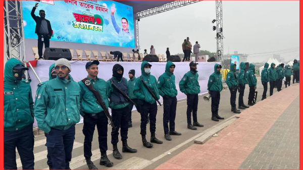 তারেক রহমানের আগমনে ৩০০ ফিটে জনসমুদ্র