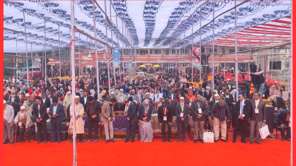 আনন্দ–হুল্লোড়ে আখাউড়া রেলওয়ে সরকারি উচ্চ বিদ্যালয়ের শতবর্ষ উদযাপন