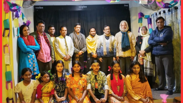 সিরাজগঞ্জে মঞ্চায়িত হলো কাজী নজরুল ইসলামের “পুতুলের বিয়ে”