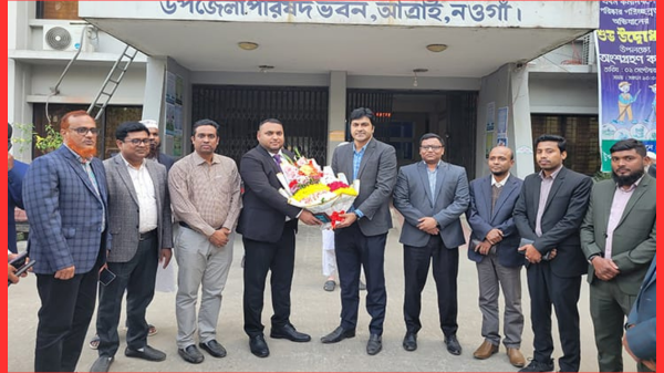 নওগাঁর আত্রাইয়ে নতুন ইউএনও হিসেবে যোগ দিলেন শেখ মো. আলাউল ইসলাম