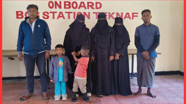 টেকনাফের পাহাড়ে কোস্ট গার্ডের অভিযান: ৩ মানব পাচারকারী আটক, ৭ উদ্ধার