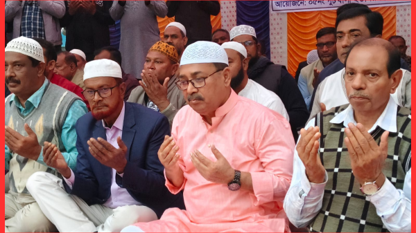 শার্শার পুটখালী ইউনিয়নে বেগম খালেদা জিয়ার সুস্থতা কামনায় দোয়া মাহফিল