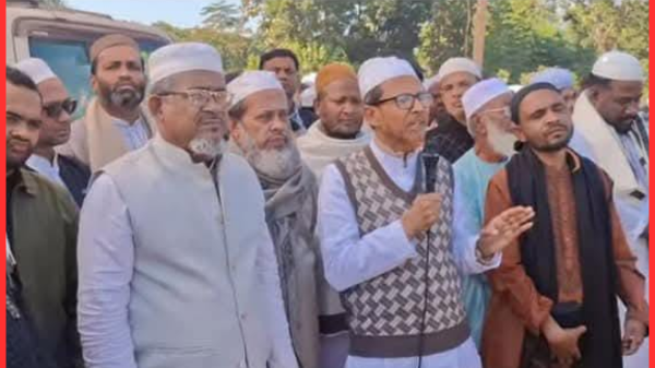 বাইশারীতে মনিরুল হক মনুর জানাযায় বিভিন্ন রাজনৈতিক নেতৃবৃন্দের অংশগ্রহণ