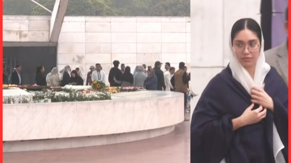 বেগম খালেদা জিয়ার সমাধিতে নাতনি জাইমাসহ স্বজনদের শ্রদ্ধা