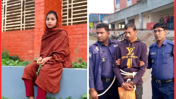 আয়েশা মনি হত্যা মামলায় চাচা রুবেলের স্বীকারোক্তি রাঙ্গাবালী উপজেলা প্রতিনিধি | মোঃ মাসুদ মোল্লা পটুয়াখালীর রাঙ্গাবালী উপজেলায় স্কুলছাত্রী আয়েশা মনি হত্যাকাণ্ডের ঘটনায় চাঞ্চল্যকর তথ্য প্রকাশ পেয়েছে। বস্তাবন্দি মরদেহ উদ্ধারের পর পুলিশি জিজ্ঞাসাবাদে নিহত শিশুটির চাচা রুবেল হত্যার সঙ্গে জড়িত থাকার কথা স্বীকার করেছেন। পুলিশ সূত্র জানায়, জিজ্ঞাসাবাদে দেওয়া জবানবন্দিতে অভিযুক্ত রুবেল পারিবারিক বিরোধের জের ধরে শিশুটিকে হত্যা করার কথা স্বীকার করেন। ঘটনার পর বিষয়টি গোপন করতে মরদেহ প্লাস্টিকের বস্তায় ভরে বাড়ির রান্নাঘরের এক পাশে লুকিয়ে রাখা হয় বলে জানান তিনি। রাঙ্গাবালী থানার অফিসার ইনচার্জ সিরাজুল ইসলাম জানান, অভিযুক্ত ব্যক্তি স্বীকারোক্তিমূলক জবানবন্দি দিয়েছেন। এ ঘটনায় মামলা প্রক্রিয়াধীন রয়েছে এবং পরবর্তী আইনগত কার্যক্রম চলমান।