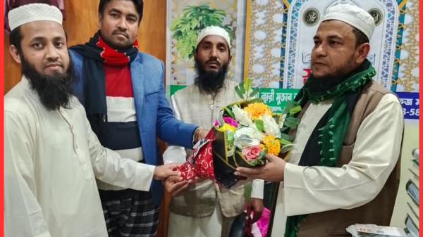 দারুল ইকরা হিফজ মডেল মাদ্রাসা পরিদর্শনে বিশিষ্ট আলেম ও সমাজসেবকরা