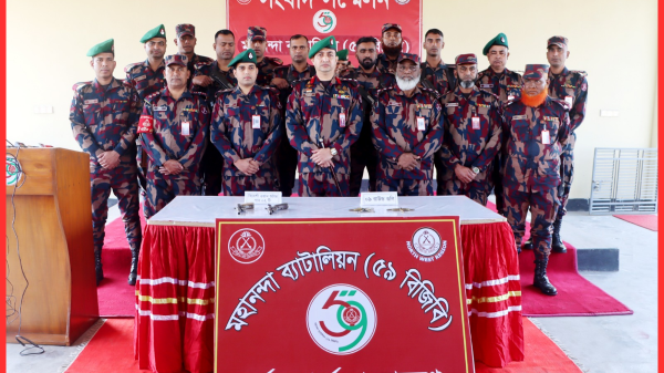 বিজিবি ৫৯-এর অভিযানে ২টি বিদেশি অস্ত্র ও ৯ রাউন্ড গুলি উদ্ধার