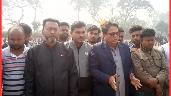 পাঁচবিবিতে তিন দিনব্যাপী শহীদ কোকো স্মৃতি ফুটবল টুর্নামেন্টের উদ্বোধন