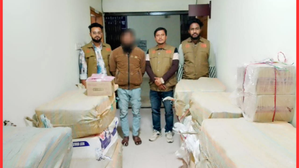 হবিগঞ্জে ডিবি পুলিশের বিশেষ অভিযানে বিপুল ভারতীয় প্রসাধনী জব্দ