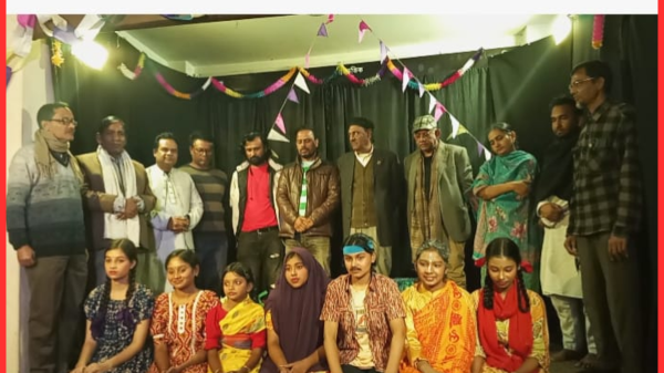 বেলকুচিতে মঞ্চায়িত হল নজরুলের "পুতুলের বিয়ে"