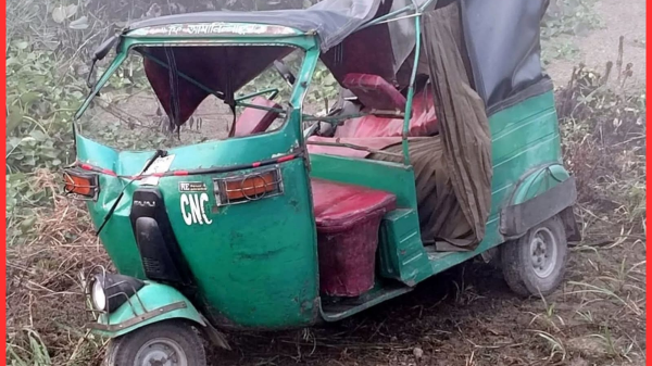 বগুড়া শেরপুরে বাসের ধাক্কায় সিএনজি যাত্রী নিহত, আহত ১