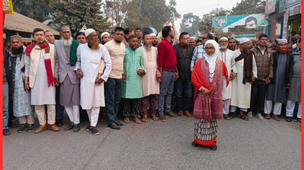 জামালপুর-৩: প্রথম দিনেই ধানের শীষের বিশাল শোডাউন, কুলিয়ায় নেতাকর্মীদের ঢল