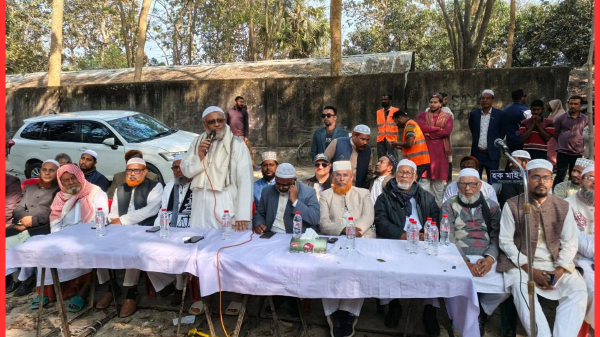 ঝিকরগাছার নাভারণে ডা: মোসলেহ উদ্দীন ফরিদের বাবার দোয়া ও নির্বাচনী সমাবেশ