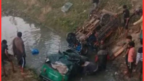 সিএনজি ও অটোর সঙ্গে সংঘর্ষ ১ জন নারী নিহত ও আহত তিন