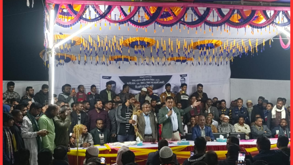 তালতলীতে বিএনপির নির্বাচনী জনসভা