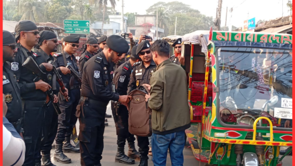 ভোলায় অবাধ ও সুষ্ঠু ভোট গ্রহণে সর্বোচ্চ প্রস্তুতি আইনশৃঙ্খলা বাহিনীর