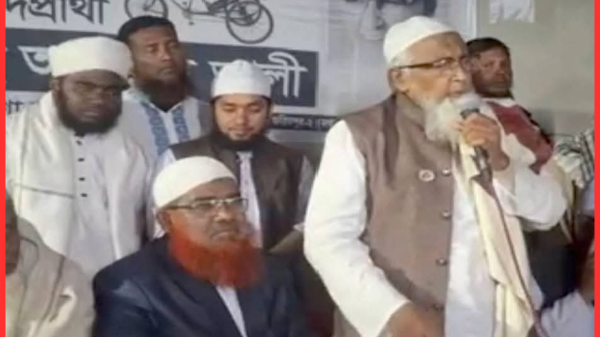 ফরিদপুর-২ আসনে প্রচারণার শেষ দিনেও ব্যস্ত ধলা হুজুর