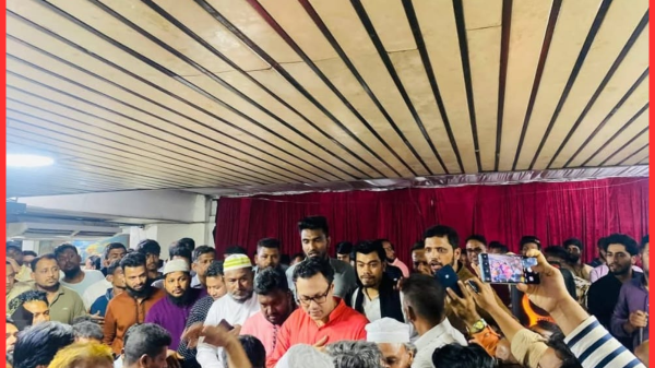 চট্টগ্রাম-১০ আসনের নবনির্বাচিত এমপি সাঈদ আল নোমানের সংবর্ধনা