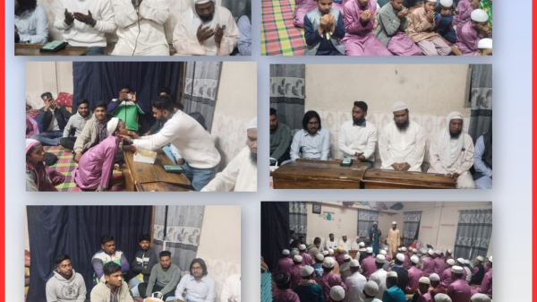 রাজশাহীতে ছাত্রদল নেতা তপনের উদ্যোগে মিষ্টি বিতরণ ও দোয়া মাহফিল