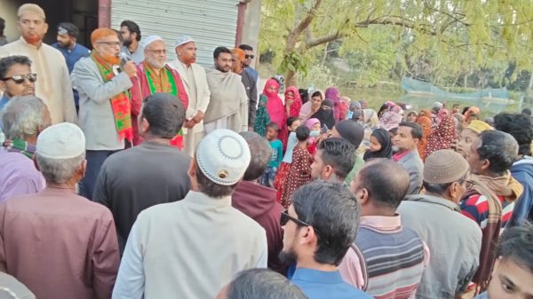ঝিকরগাছার গঙ্গাধারপুরে জামায়াতের নির্বাচনী সমাবেশ