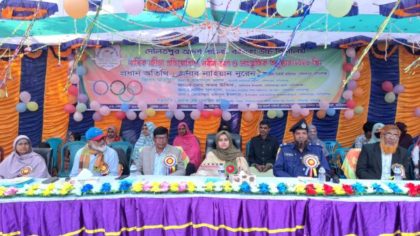 দৌলতপুর পাইলট বালিকা উচ্চ বিদ্যালয়ে বার্ষিক ক্রীড়া ও নবীন বরণ অনুষ্ঠিত