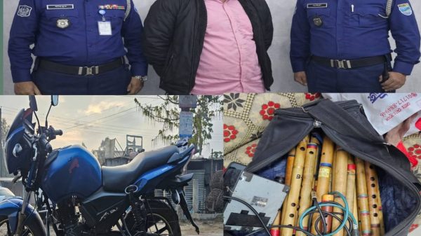 বিজয়নগরে আন্তঃজেলা ডাকাত দলের সর্দার গ্রেপ্তার, উদ্ধার মোটরসাইকেল