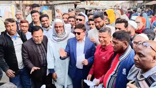 বগুড়া সদর-৬: তারেক রহমানের পক্ষে গণসংযোগ অনুষ্ঠিত