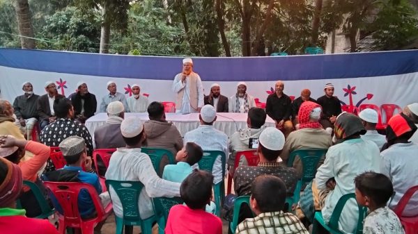 ঝিকরগাছার কাউরিয়ায় জামায়াতের নির্বাচনী সভা অনুষ্ঠিত