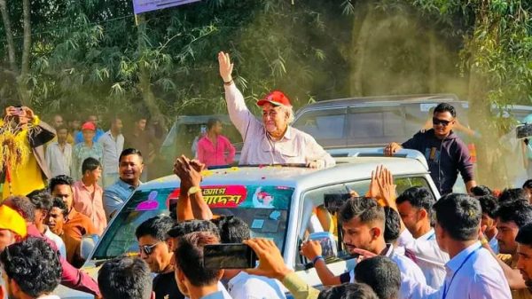 উন্নয়ন ও পরিবর্তনের অঙ্গীকারে প্রচারণার তুঙ্গে সাচিং প্রু জেরি